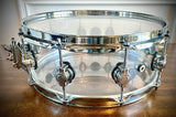 DW Design Series Clear Acrylic Snare Drum - 14x5.5”