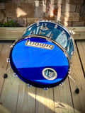Ludwig 1976 24” Sky Blue Vistalite Bass Drum - 50 Yrs Old