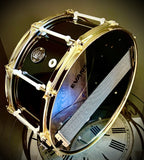 DrumPickers Custom 14x6.5” “Magnificent Bastard” Black Nickel Over Brass Snare Drum