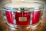 Yamaha 14x5.5” Stage Custom All Birch Snare Drum in Cranberry Red Lacquer