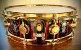 DW R40 Neil Peart Signature Snare 14x4” Tribute Snare
