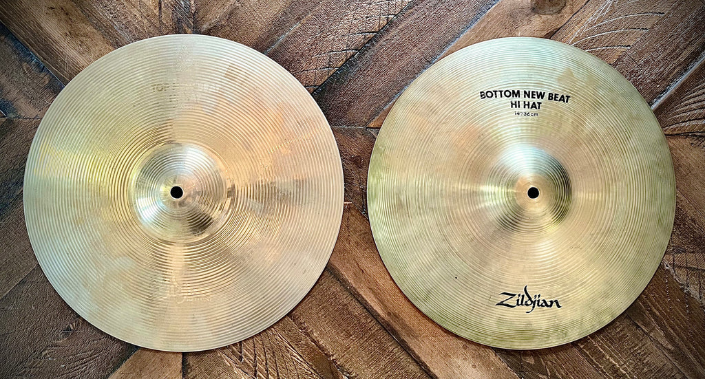 Zildjian 14 inch A Zildjian New Beat Hi-hat Cymbals (Top Hat is