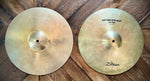 Zildjian 14 inch A Zildjian New Beat Hi-hat Cymbals (Top Hat is Brilliant Finish)