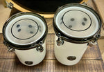 DrumPickers Custom 6x8” & 6x10” Silo Drums in Arctic White & Black Nickel 2.3mm Hoops