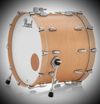 Pearl Professional 24x14” Bass Drum in #102 Gloss Natural Lacquer - With OR WITHOUT BB3 Rack Tom Mount