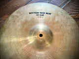 Zildjian 14 inch A Zildjian New Beat Hi-hat Cymbals (Top Hat is Brilliant Finish)