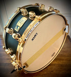 Mapex Black Panther 14x6.5” Maple Snare in Flat Black with Brass Hardware