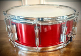 Yamaha 14x5.5” Stage Custom All Birch Snare Drum in Cranberry Red Lacquer