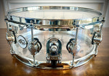 DW Design Series Clear Acrylic Snare Drum - 14x5.5”