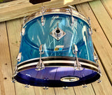 Ludwig 1976 24” Sky Blue Vistalite Bass Drum - 50 Yrs Old