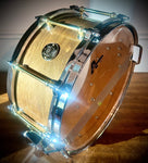 DrumPickers 14x6.5” “Gold Leaf Groove” 8-Ply N.A. Maple Snare Drum