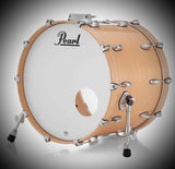 Pearl Professional 24x14” Bass Drum in #102 Gloss Natural Lacquer - With OR WITHOUT BB3 Rack Tom Mount