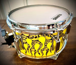 DrumPickers 10x5.5” Firecracker Snare Drum in “Hell Hath No Fury” Finish Ply