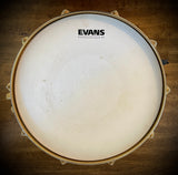 Mapex Black Panther 14x6.5” Maple Snare in Flat Black with Brass Hardware