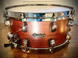 TAMA Bubinga Elite BUS1465 14x6.5” Snare Drum - Matte Natural Finish