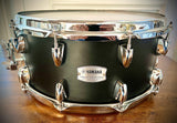 Yamaha Tour Custom 14x6.5” All Maple Snare Drum in Licorice Satin