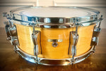 Yamaha 14x5.5” Maple Custom Snare Drum in Gloss Natural Maple Finish