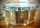 DrumPickers 14x6.5” “Gold Leaf Groove” 8-Ply N.A. Maple Snare Drum