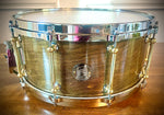 DrumPickers 14x6.5” “Gold Leaf Groove” 8-Ply N.A. Maple Snare Drum