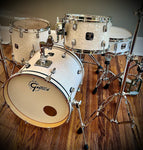 Gretsch Catalina Bop Kit 4pc Shell Pack with Snare Drum in White Marine Pearl