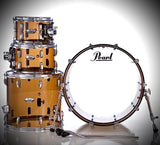 Pearl Crystal Beat CRB524P/C 4-piece Shell Pack - 50-anniversary Limited-Edition Liquid Smoke Drum Kit With BONUS DrumPickers Matching Snare!