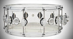 DW Design Series Clear Acrylic Snare Drum - 6 inch x 14”