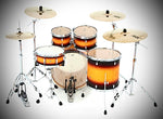 Pearl DMP925SP/C225 Decade Maple 5-Pc Shell Pack in #225 Satin Amburst