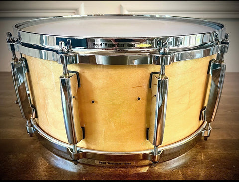 Pearl MCX1465/C Master’s Custom 14x6.5” Snare Drum in Natural Gloss (without front badge)