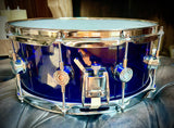 DrumPickers Deep Blue Acrylic 14x6” Snare Drum
