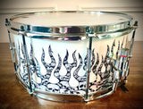 DrumPickers DP Custom 14x7” “Hell Hath No Fury” Snare Drum