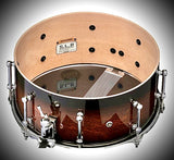 Tama S.L.P. Dynamic Kapur Snare Drum - 6.5 x 14” - Black Kapur Burst