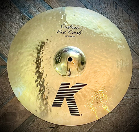 Zildjian K Custom 14” Fast Crash Cymbal