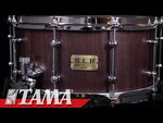 Tama S.L.P. G-Walnut 6.5 x 14-inch Snare Drum- Matte Black Walnut