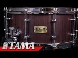 Tama S.L.P. G-Walnut 6.5 x 14-inch Snare Drum- Matte Black Walnut