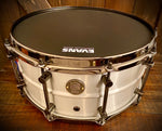 DrumPickers DP Custom 14x6.5” Aluminum Snare Drum with Black Chrome Harware