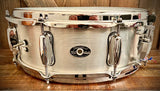 Slingerland VINTAGE 1970's Slingerland 5x14 No. 140 Student Model Ribbed Aluminum Snare Drum