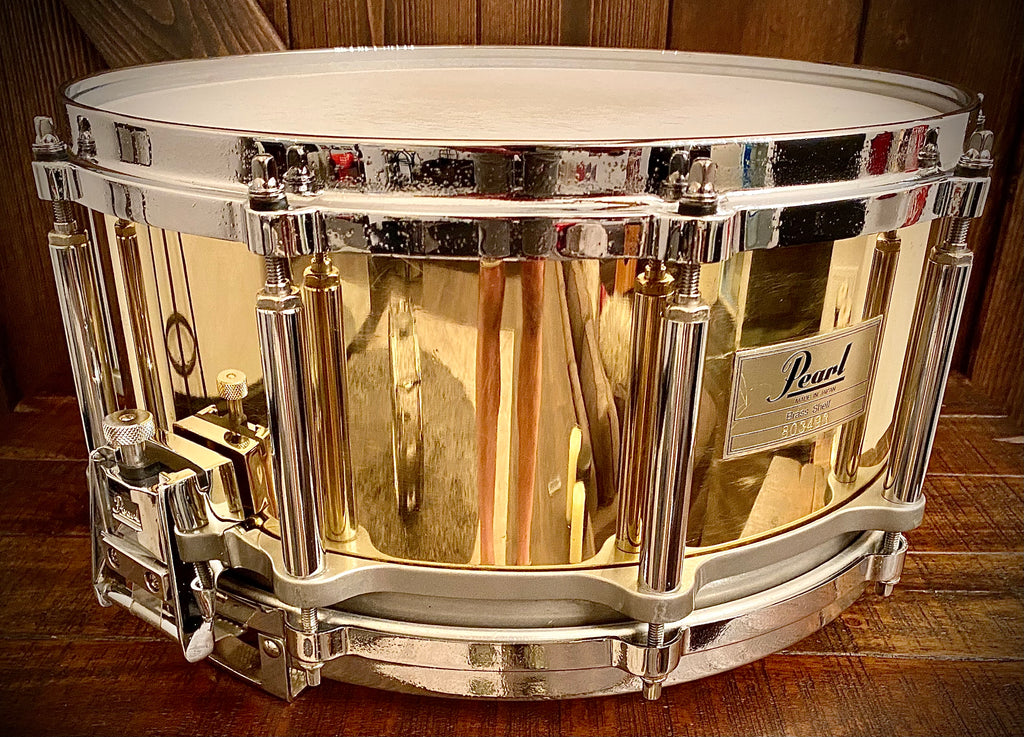 Pearl First Generation Free Floating 14x6.5” Brass Shell Snare