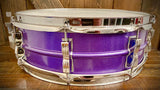 1978 Ludwig Acrolite 14x05” Snare Drum in Purple Craze