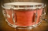 7 Drums 14x6” 10-Ply Maple Snare Drum in Texas Red Satin Stain
