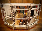 DrumPickers Chrome Over Brass (COB) 14x6.5” Snare Drum
