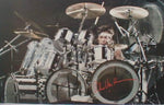 DrumPickers 3pc Vintage Professional Drum Kit in Van Halen Black & White Stripe Tribute