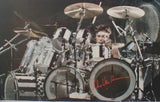 DrumPickers 3pc Vintage Professional Drum Kit in Van Halen Black & White Stripe Tribute