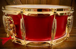 Drumpickers DP Custom 14x6.5”  Red Rocker Maple/Walnut Snare Drum