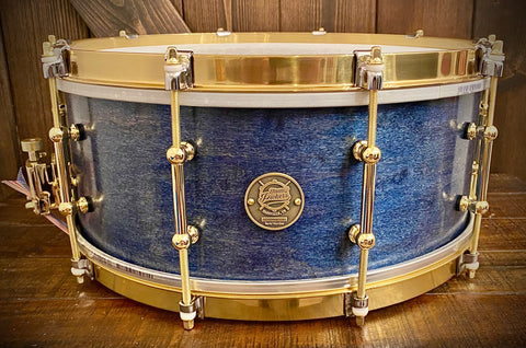 DrumPickers Vintage Professional 14x6” “Blue Blood” Snare Drum