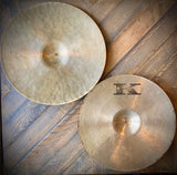 Zildjian Istanbul K 14” New Stamp Hi-Hat & Zidjian Kerope 14” Bottom Hat