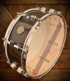 DrumPickers Custom Maple 14x6” Snare Drum in Black Stain Lacquer