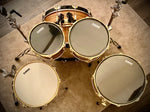 DrumPickers 4Pc DP Custom Classic Walnut/Mahogany/Maple Drum Kit