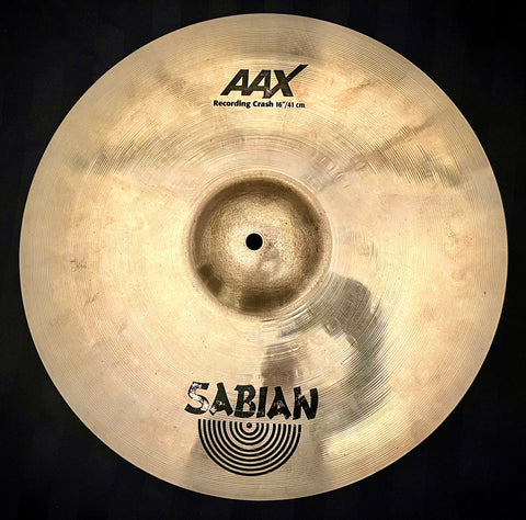 Sabian AAX 16” Recording Crash Cymbal