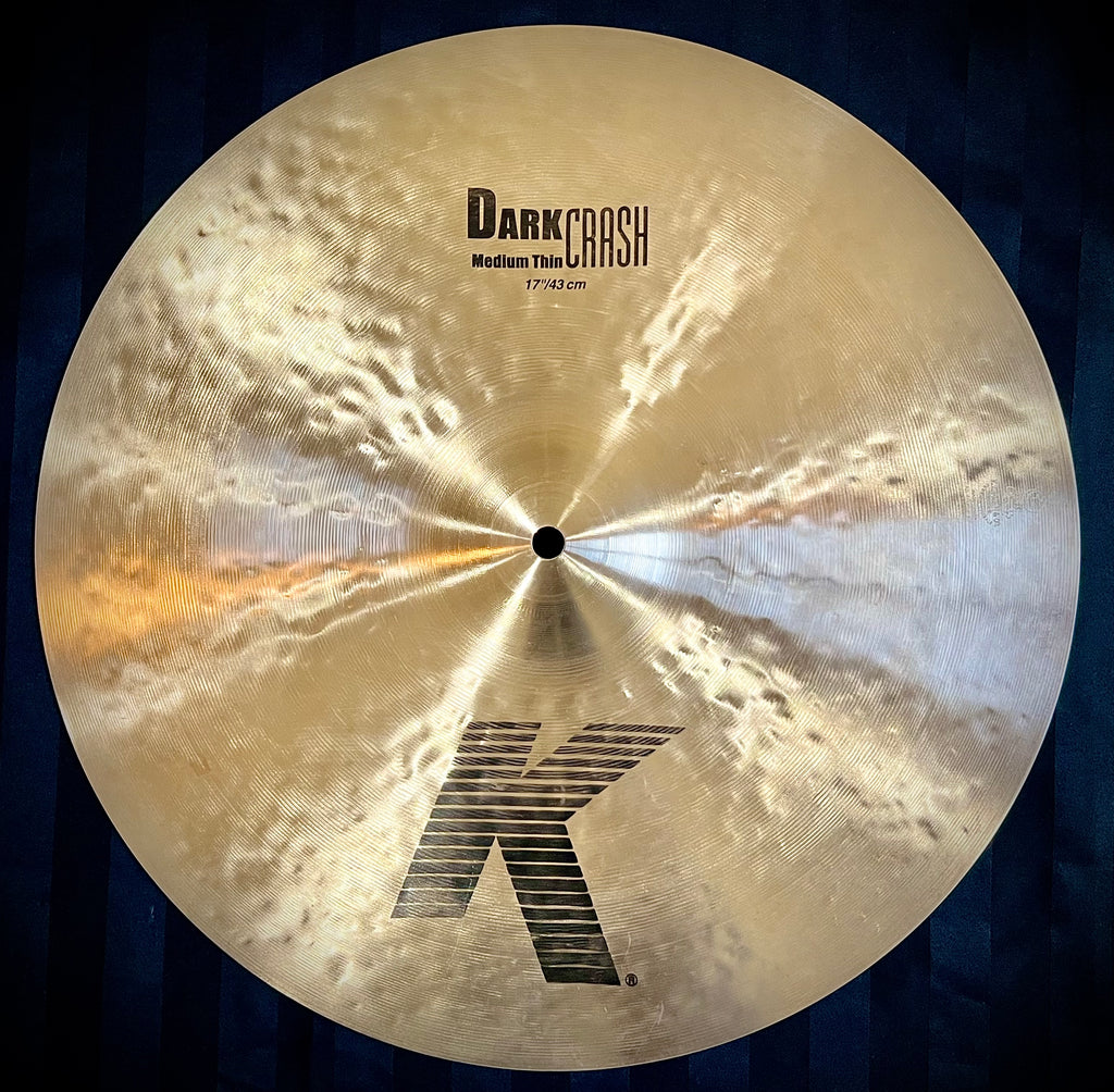 Zildjian K 17” Medium Thin Dark Crash Cymbal – DrumPickers