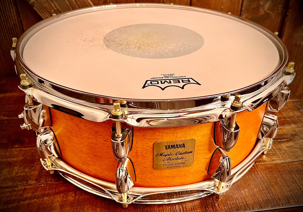 Yamaha 14x5.5” Maple Custom Absolute Snare Drum – DrumPickers